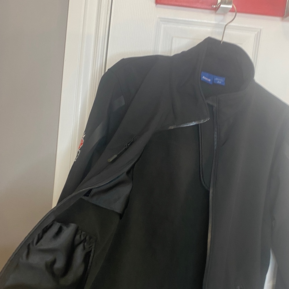 Reebok Black CFL Logo Performance Zip Jacket Men's M - Picture 10 of 16